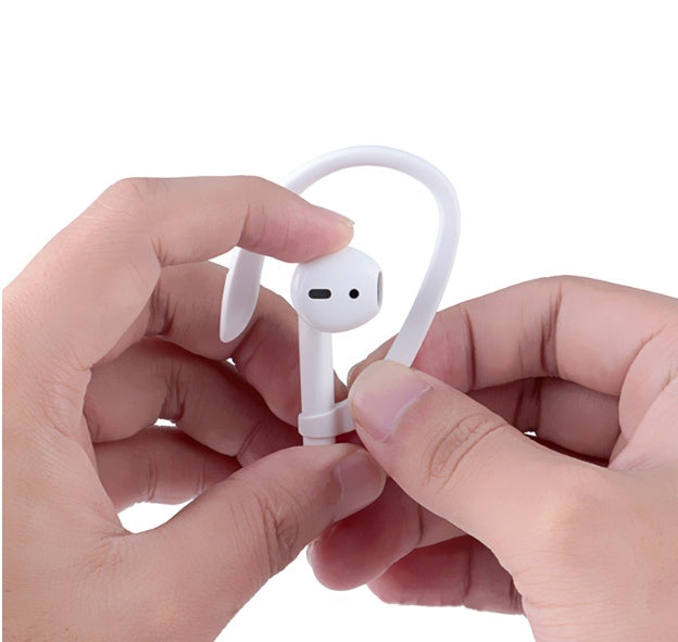 JMT-823882 Silicone Ear Protection Covers for Compatible Ear-Hook Headphones - Available in White, Black, Red, Pink