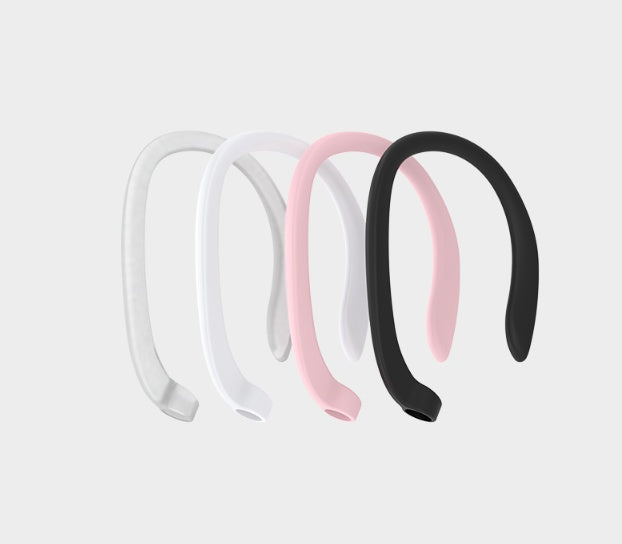 JMT-823882 Silicone Ear Protection Covers for Compatible Ear-Hook Headphones - Available in White, Black, Red, Pink