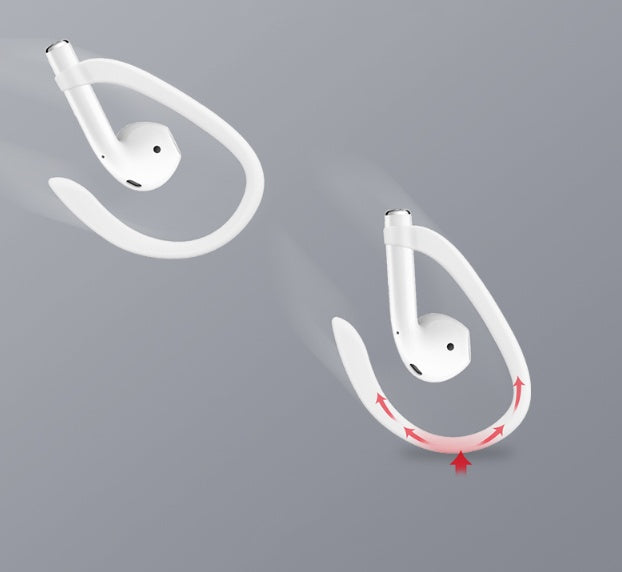 JMT-823882 Silicone Ear Protection Covers for Compatible Ear-Hook Headphones - Available in White, Black, Red, Pink