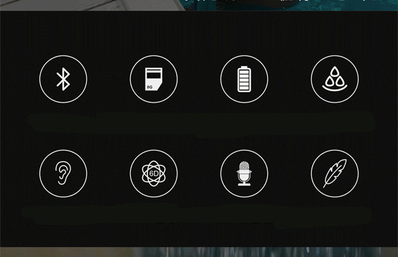 JMT-824394 Bluetooth Waterproof Swimming and Running Headset - Stereo Sound with Multi-Point Connection and Voice Control