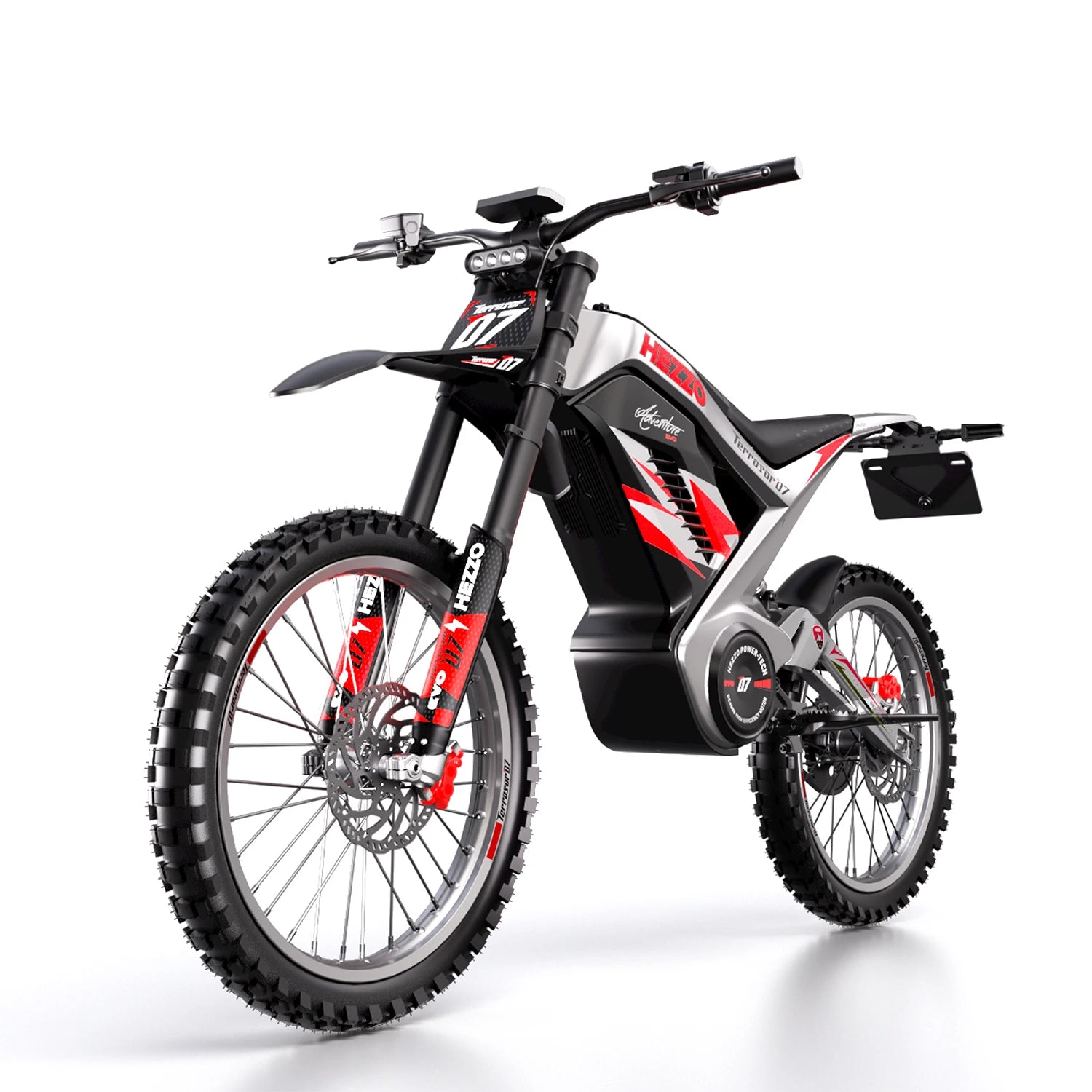 JMT-824650 2025 HEZZO D7 72V 9000W Electric Dirt Bike with 40AH Battery for Off-Road Adventures , Top Speed 27.9 mph
