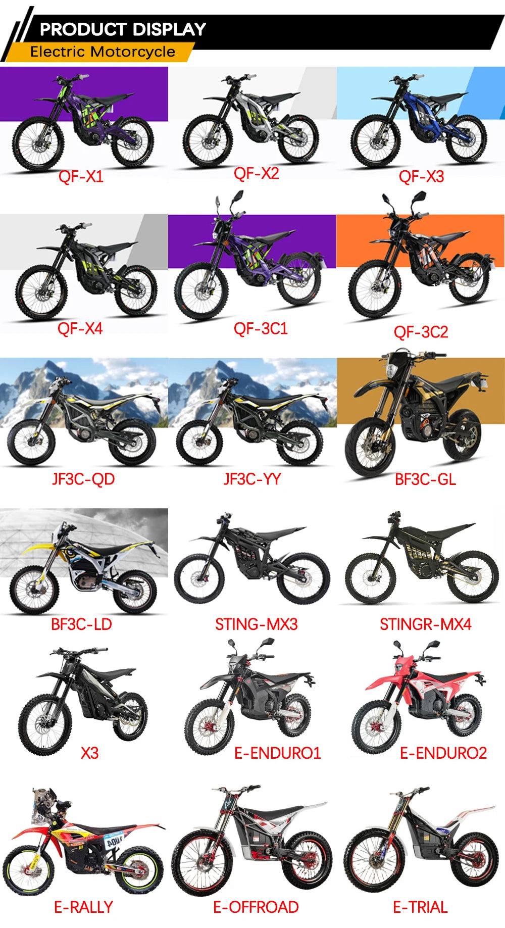 JMT-824650 2025 HEZZO D7 72V 9000W Electric Dirt Bike with 40AH Battery for Off-Road Adventures , Top Speed 27.9 mph