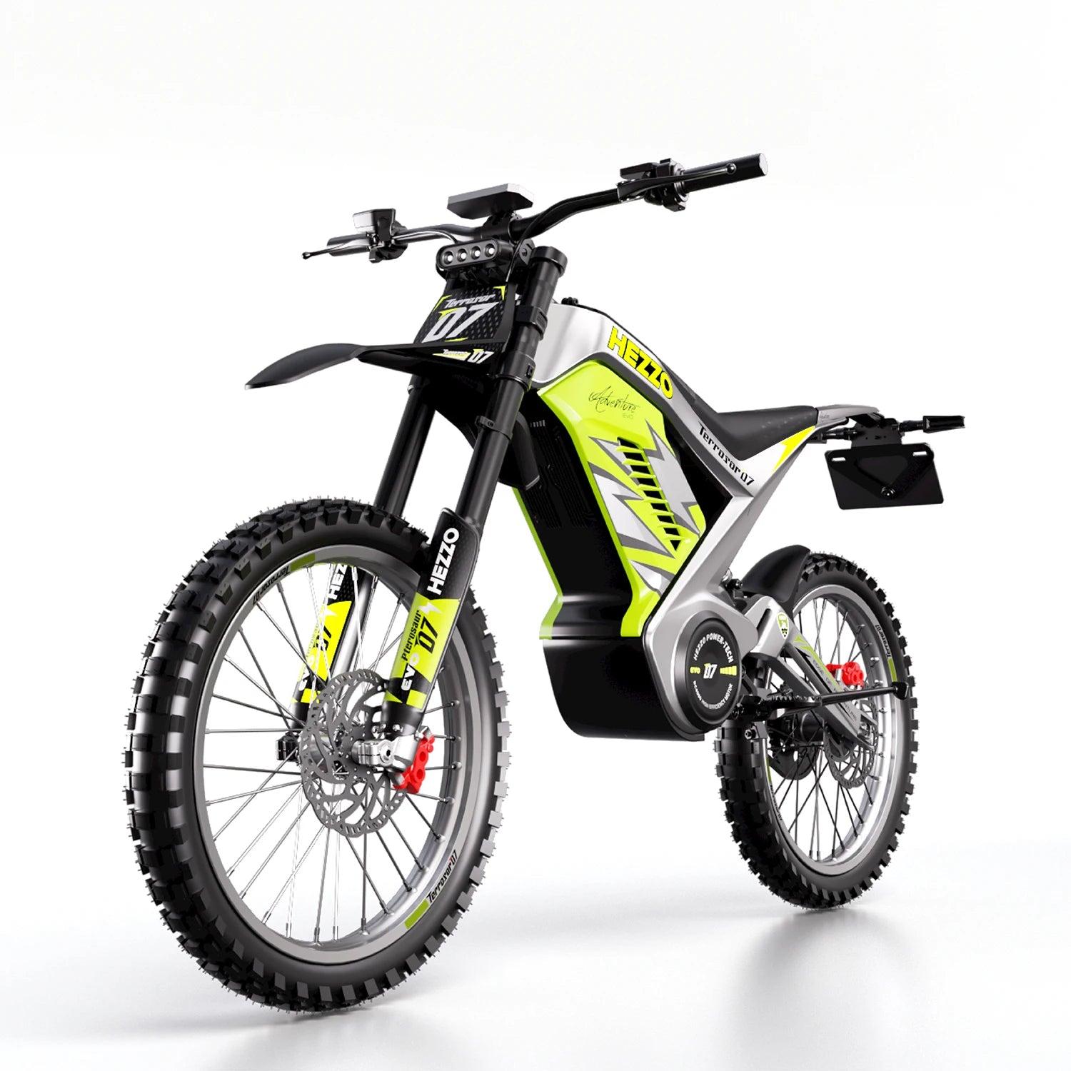 JMT-824650 2025 HEZZO D7 72V 9000W Electric Dirt Bike with 40AH Battery for Off-Road Adventures , Top Speed 27.9 mph