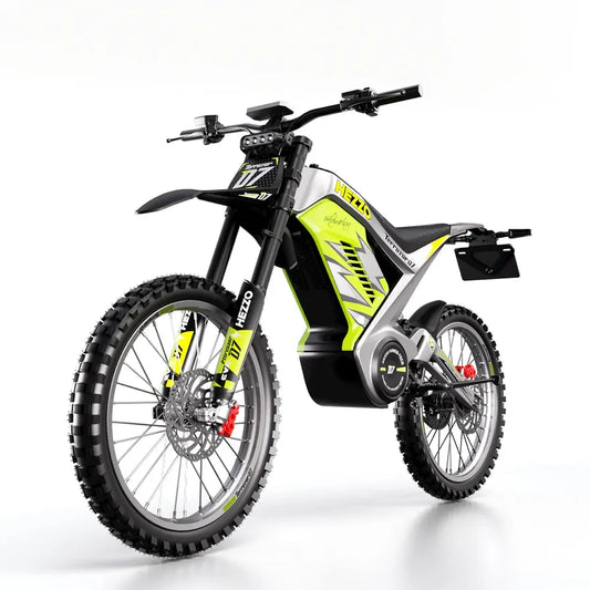 JMT-824650 2025 HEZZO D7 72V 9000W Electric Dirt Bike with 40AH Battery for Off-Road Adventures , Top Speed 27.9 mph