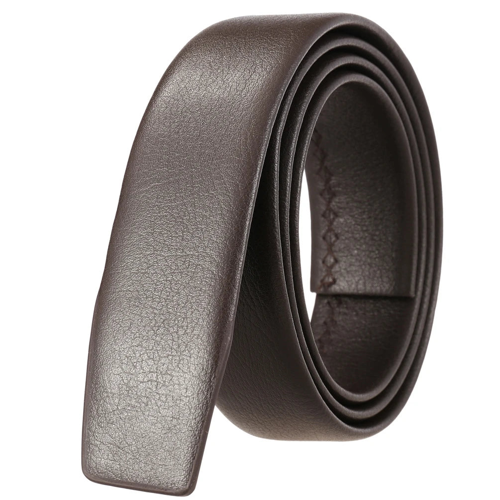 JMT-824650 Double-Sided Cowhide Men's Business Automatic Buckle Belt