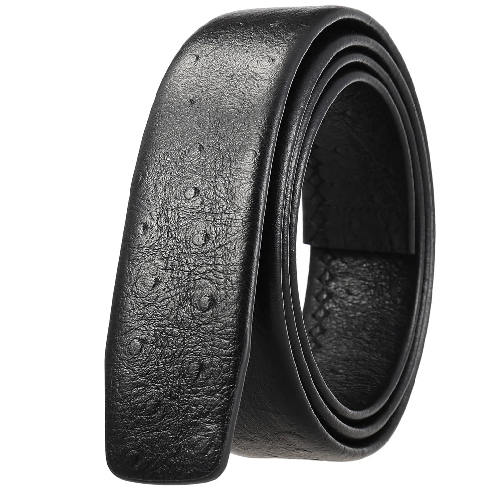 JMT-824650 Double-Sided Cowhide Men's Business Automatic Buckle Belt