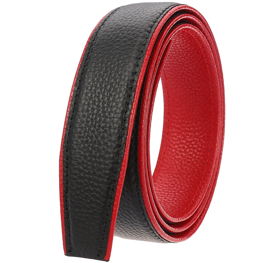 JMT-824650 Double-Sided Cowhide Men's Business Automatic Buckle Belt