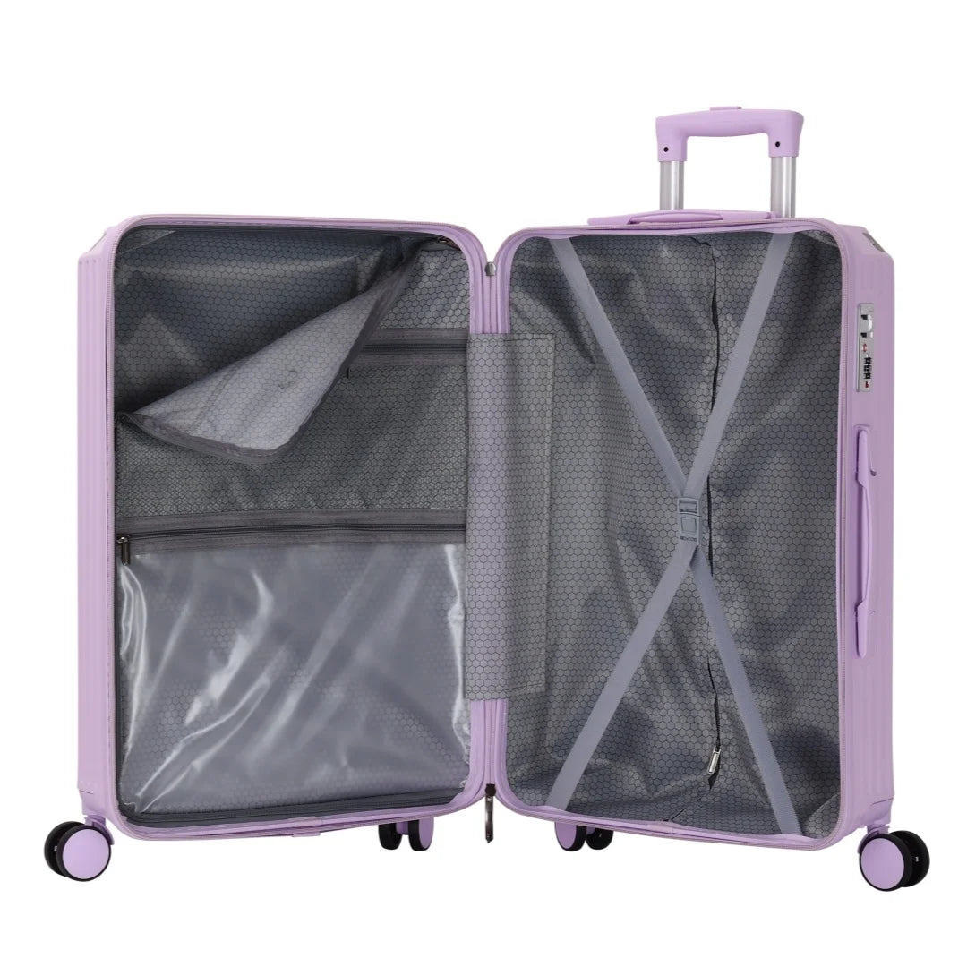 JMT-824778 Durable Lightweight PP Cabin Luggage for Travel - Versatile and Stylish Suitcase