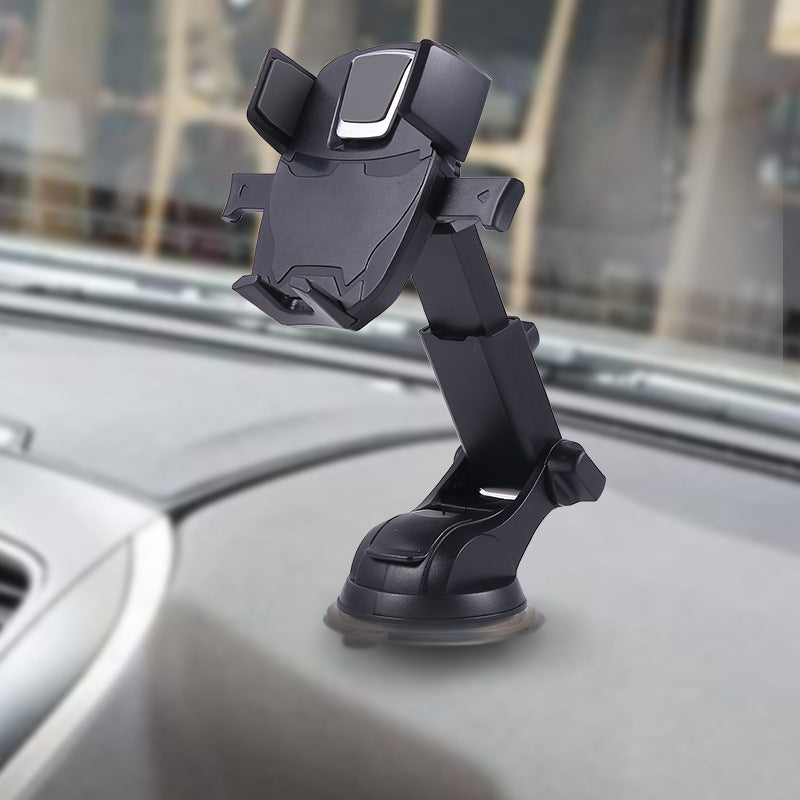 JMT-824906 Adjustable Long Pole Car Phone Holder for 4" to 6.4" Devices, Black