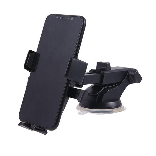 JMT-824906 Adjustable Long Pole Car Phone Holder for 4" to 6.4" Devices, Black