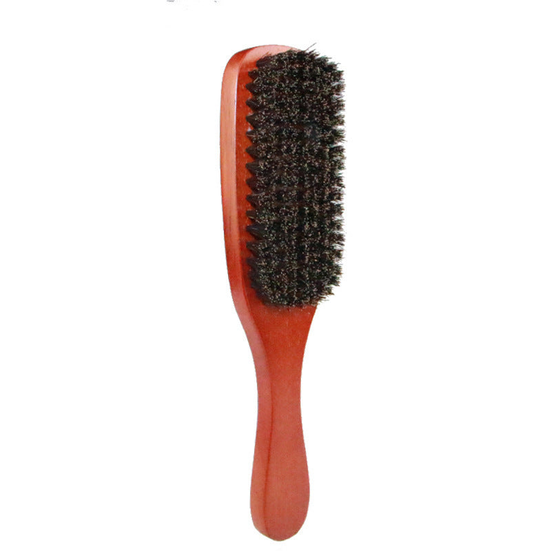 JMT-825034 Multifunctional Beech Wood Beard Brush for Cleaning, Styling, and Hair Finishing