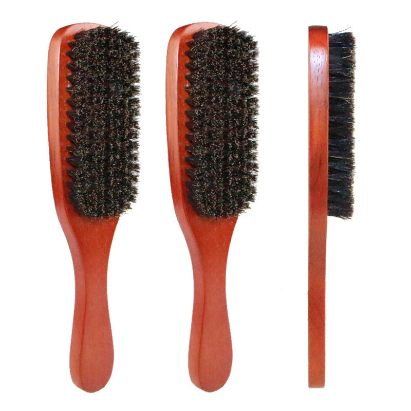 JMT-825034 Multifunctional Beech Wood Beard Brush for Cleaning, Styling, and Hair Finishing