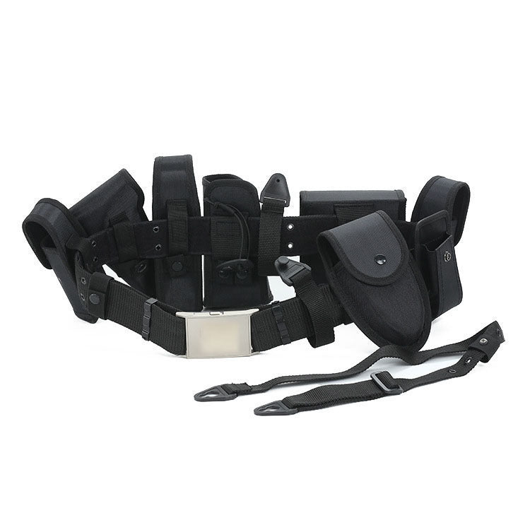 JMT-825226 Multi-Function Tactical Belt with 8 Accessories for Outdoor Use