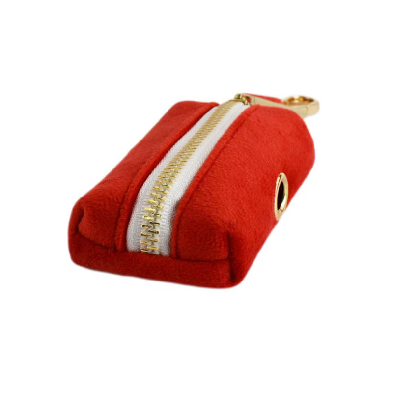 JMT-825226 Velvet Fabric Dog Collar Set with Leash, Bow, Flower, Vest, and Poop Bag