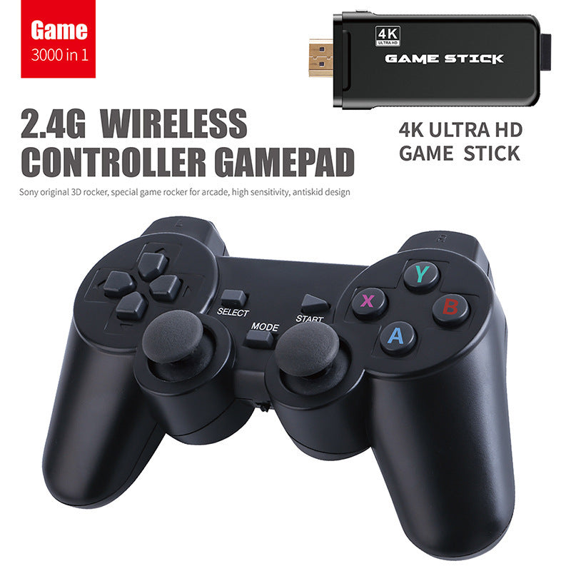 JMT-825354 Wireless HDMI Game Console with Dual Controllers and 32GB Storage for RPG Games, Open Source System, Compatible with TV