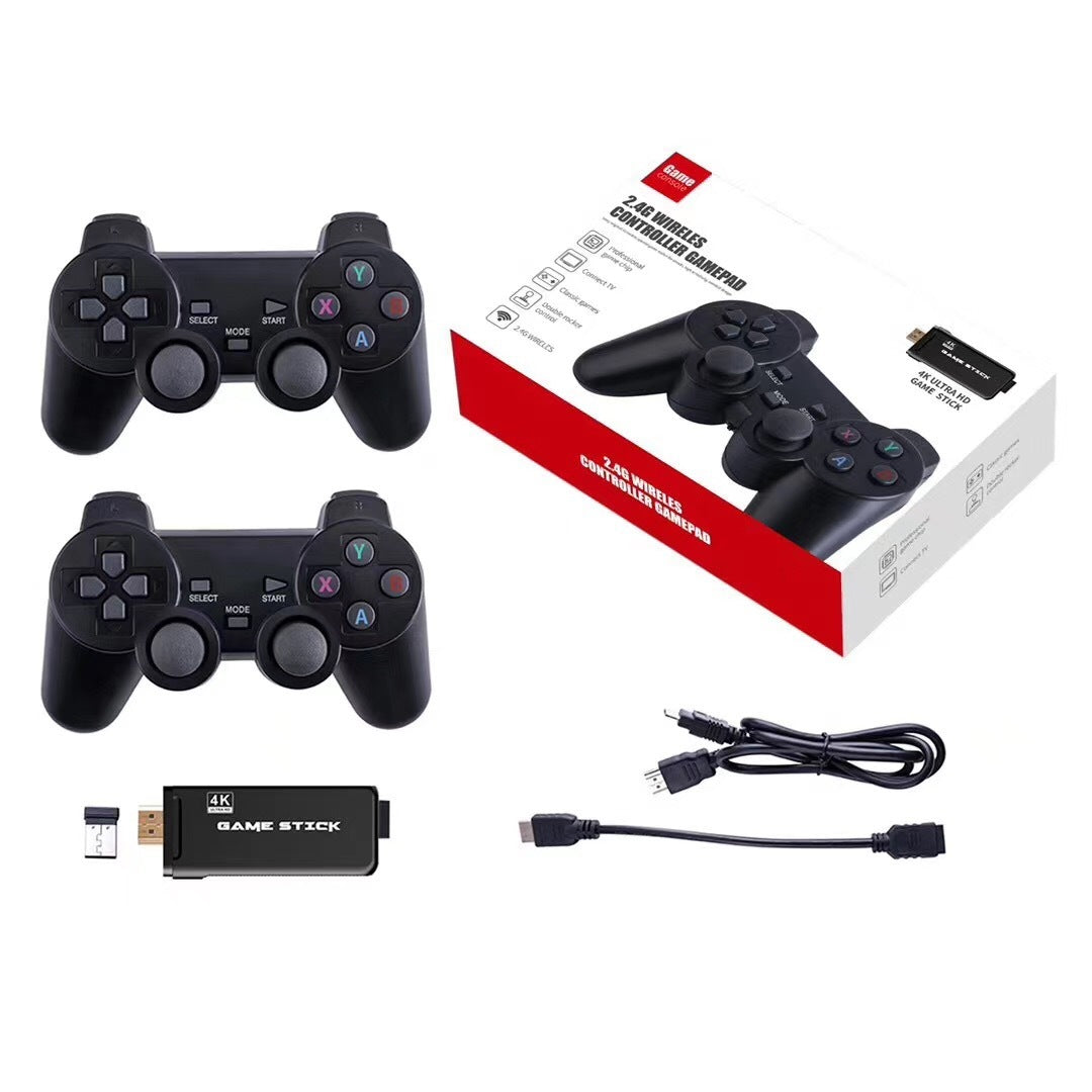 JMT-825354 Wireless HDMI Game Console with Dual Controllers and 32GB Storage for RPG Games, Open Source System, Compatible with TV