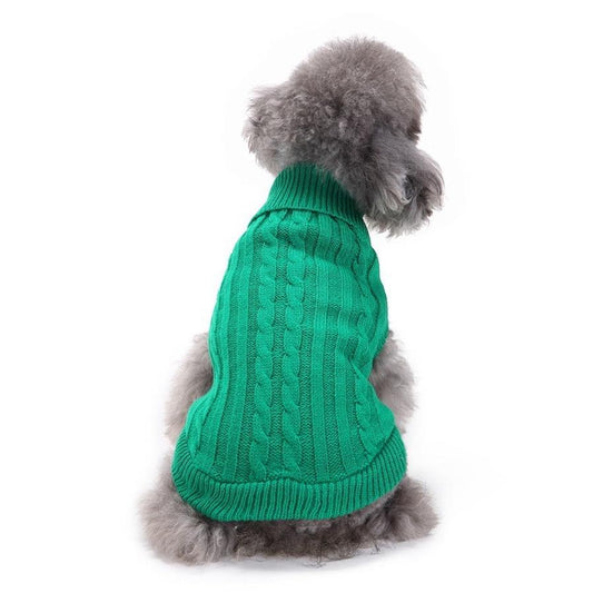 JMT-825674 Cozy Wool Dog Sweater in Various Sizes and Colors
