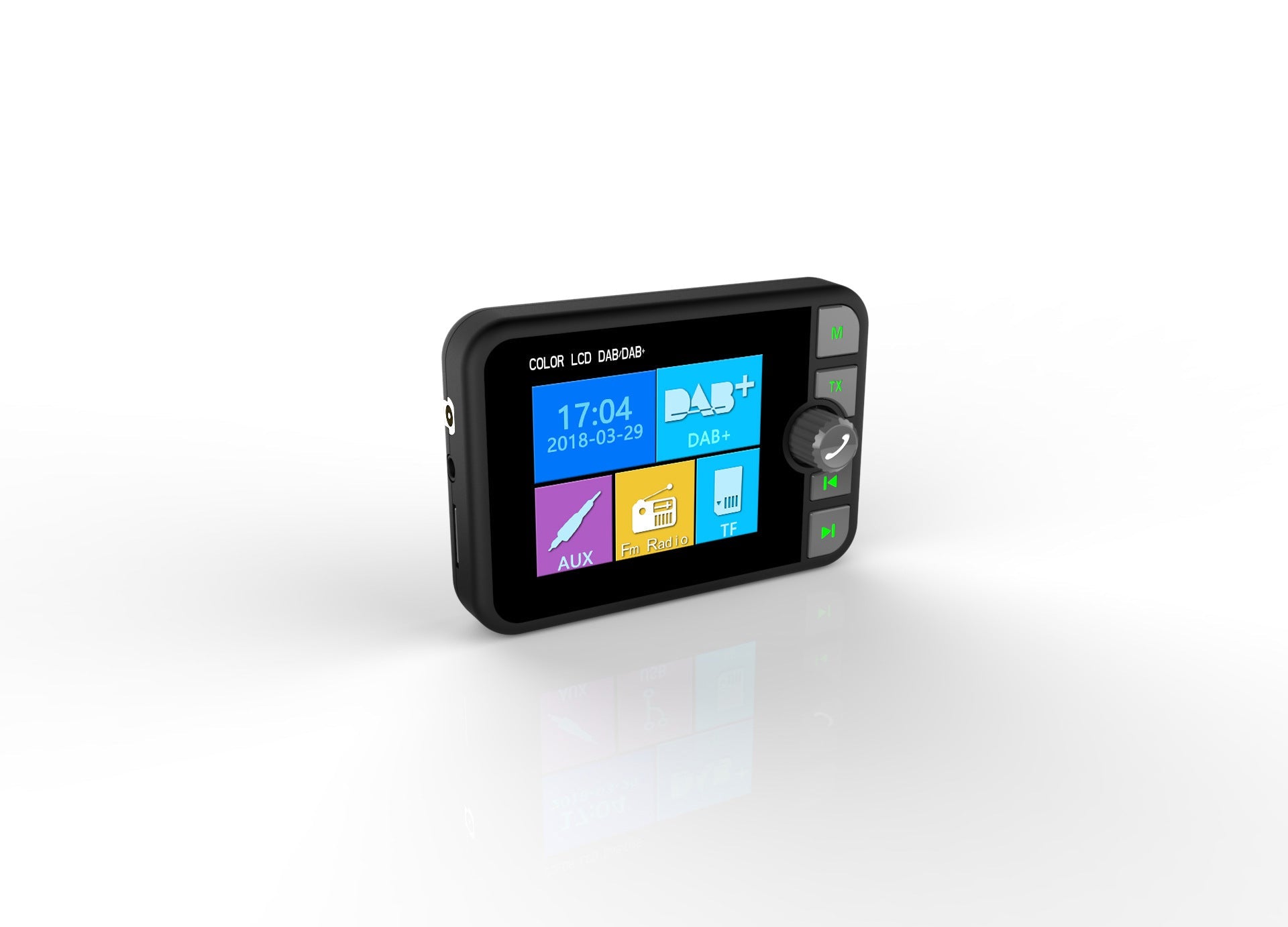 JMT-825866 Bluetooth DAB Digital Car Receiver with 2.4-Inch Color Screen and MP3 Functionality