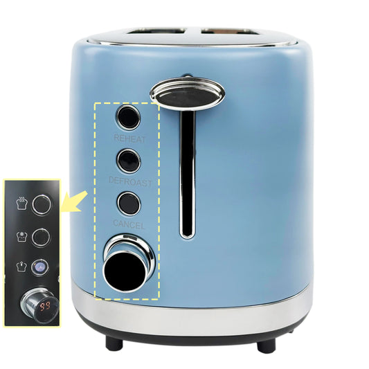JMT-825994 Customisable Electric Toaster with Digital Display for Household Sandwiches and Bread
