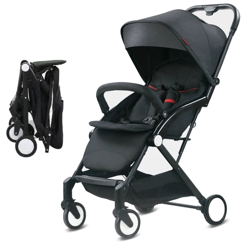 JMT-826058 Lightweight Foldable Baby Stroller Pushchair with Luxury Design and Practical Features