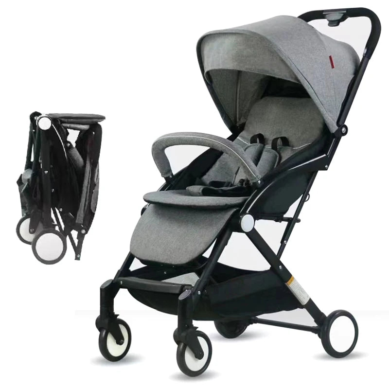 JMT-826058 Lightweight Foldable Baby Stroller Pushchair with Luxury Design and Practical Features