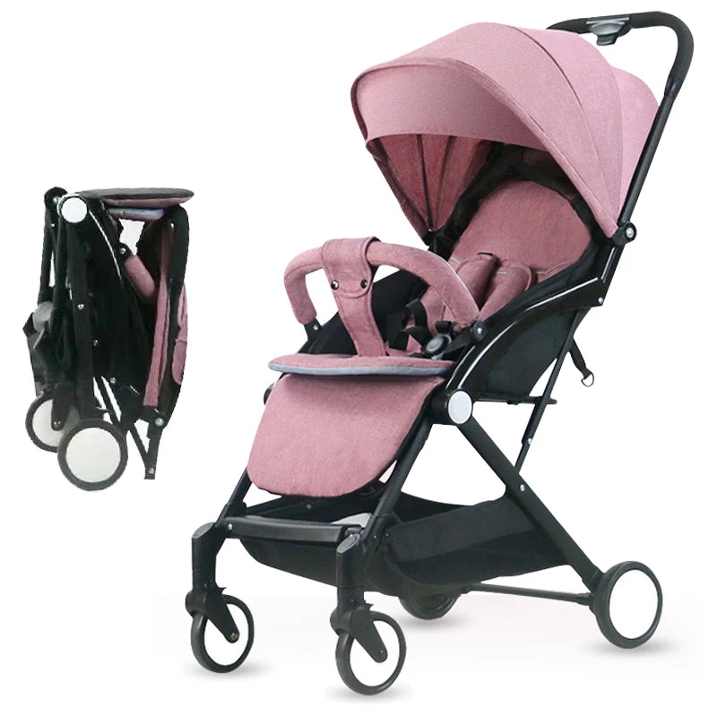 JMT-826058 Lightweight Foldable Baby Stroller Pushchair with Luxury Design and Practical Features