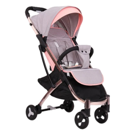 JMT-826186 Durable Baby Stroller with Aluminium Alloy Frame and PU Zipper Handle Cover for Extended Use