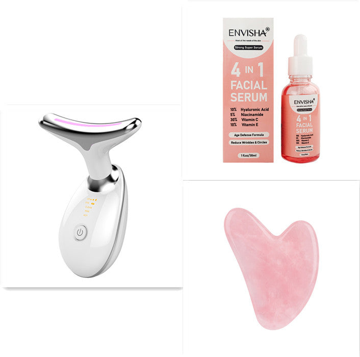 JMT-826186 Electric Neck and Face Beauty Device with Microcurrent and LED Photon Technology for Tightening and Wrinkle Reduction