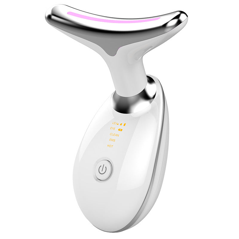 JMT-826186 Electric Neck and Face Beauty Device with Microcurrent and LED Photon Technology for Tightening and Wrinkle Reduction