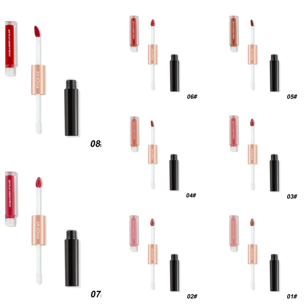 JMT-826314 Double Head Non-Stick Lip Gloss Cup with Dual Application технологии