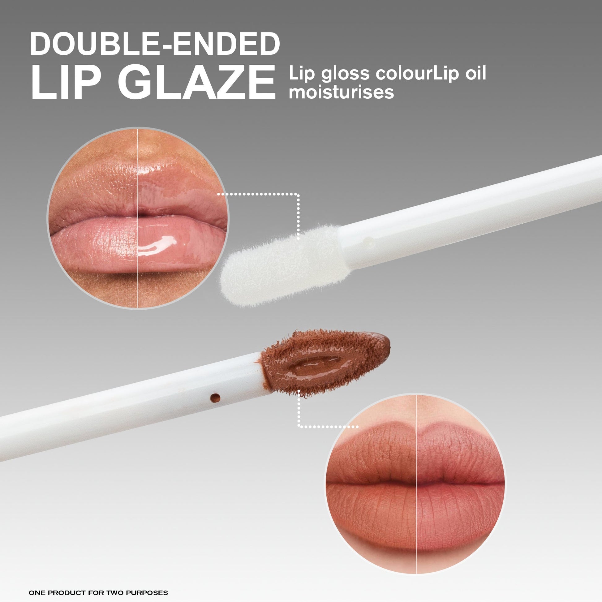 JMT-826314 Double Head Non-Stick Lip Gloss Cup with Dual Application технологии