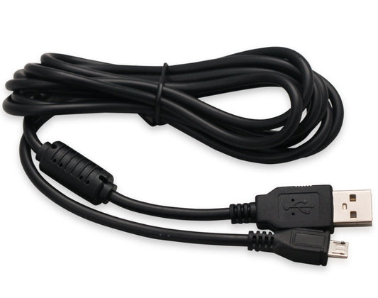 JMT-826378 Compact PS4 Wireless Game Controller USB Charging Cable - Durable Plastic, Easy to Store