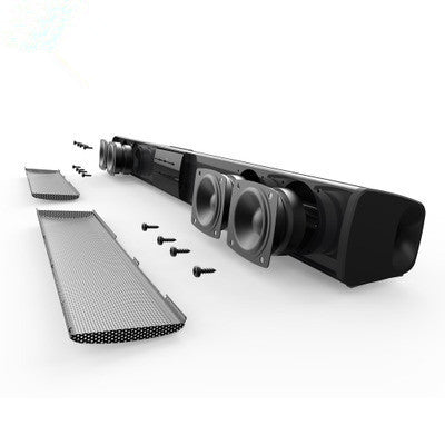 JMT-826378 Portable 20W Bluetooth Speaker with Subwoofer, FM Radio, and 6-Hour Battery Life for TV and Computer Sound Systems