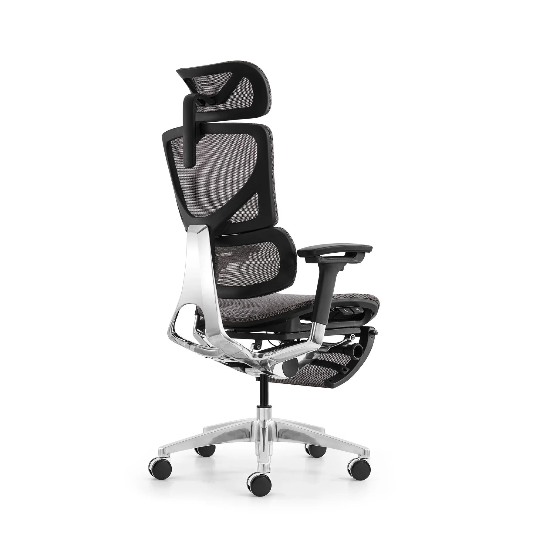 JMT-826634 Ergonomic Swivel Office Chair with Footrest and Mesh Design for Enhanced Comfort