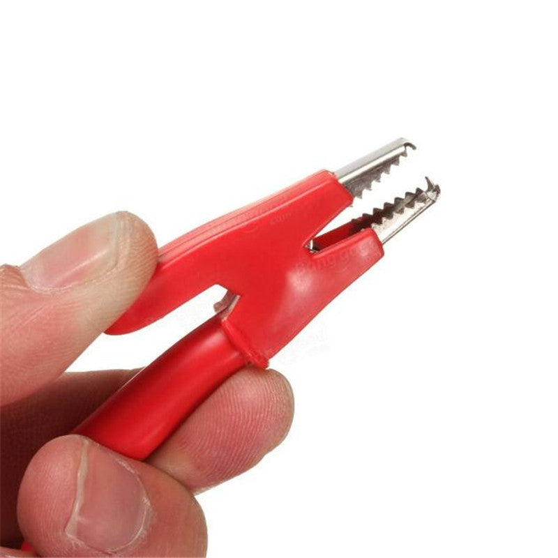 JMT-826698 4mm Male to Male Banana Plug Test Lead Cable - 1 Meter Silicone Coated, Pure Copper, 12A Current Capacity