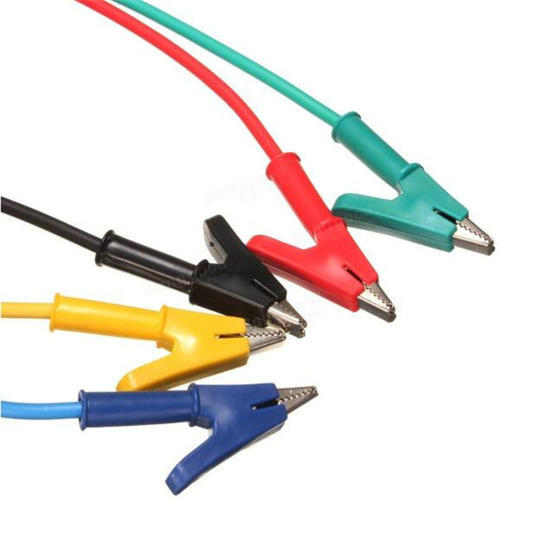 JMT-826698 4mm Male to Male Banana Plug Test Lead Cable - 1 Meter Silicone Coated, Pure Copper, 12A Current Capacity