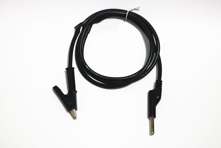 JMT-826698 4mm Male to Male Banana Plug Test Lead Cable - 1 Meter Silicone Coated, Pure Copper, 12A Current Capacity