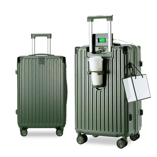 JMT-826826 Lightweight Wheeled Luggage Set - 3-Piece Soft Carry-On Suitcase Collection