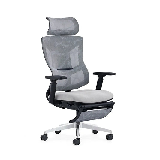 JMT-826954 Ergonomic High Back Mesh Office Chair with Footrest and Reclining Feature