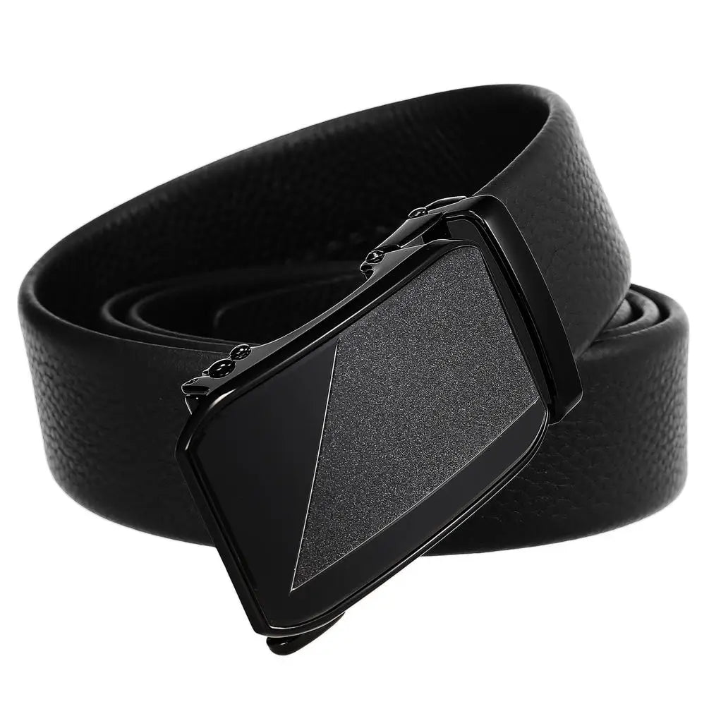 JMT-826954 Genuine Leather Men's Belt with Removable Buckle - Model Ly36-24683-5