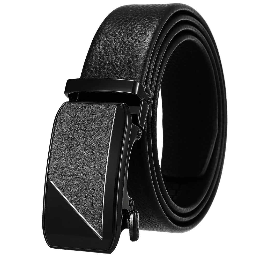 JMT-826954 Genuine Leather Men's Belt with Removable Buckle - Model Ly36-24683-5