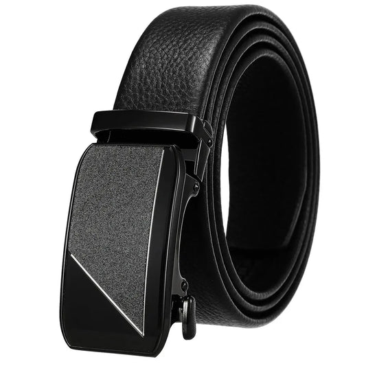 JMT-826954 Genuine Leather Men's Belt with Removable Buckle - Model Ly36-24683-5