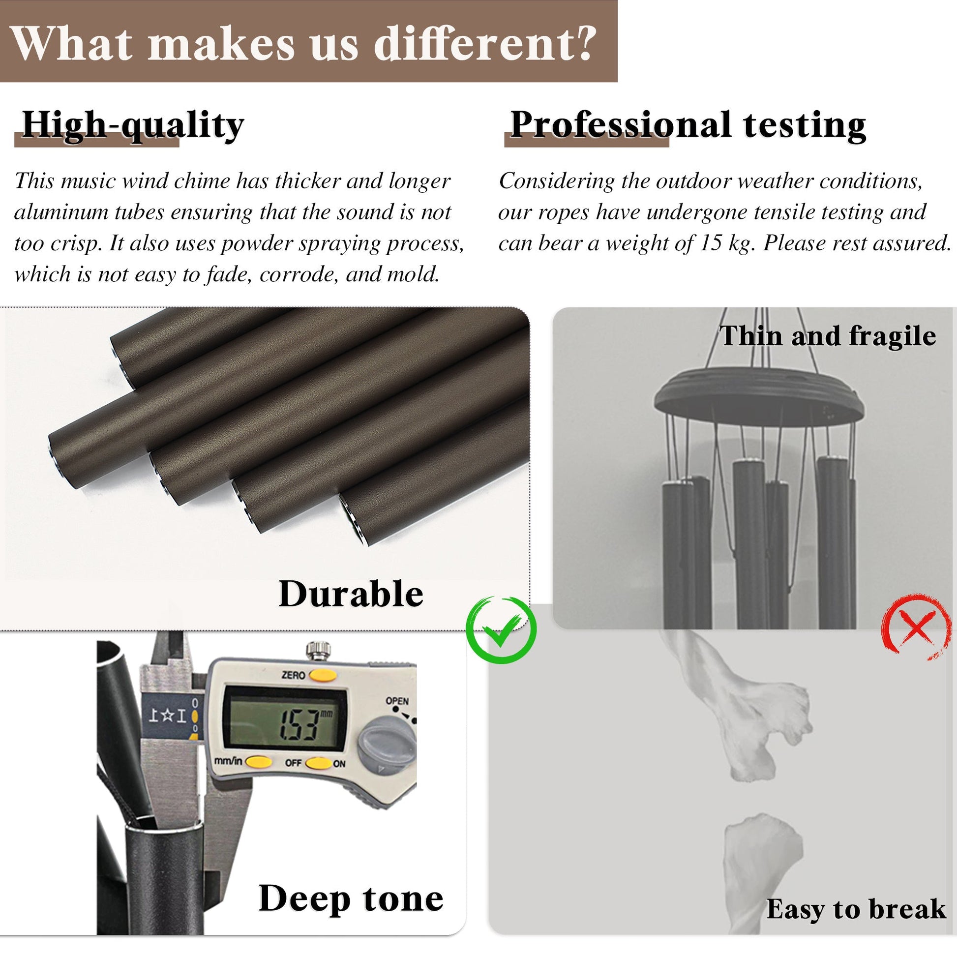 JMT-827210 Pet Memorial Wind Chime for Dogs and Cats – Sympathy Gift for Remembering Your Beloved Pet