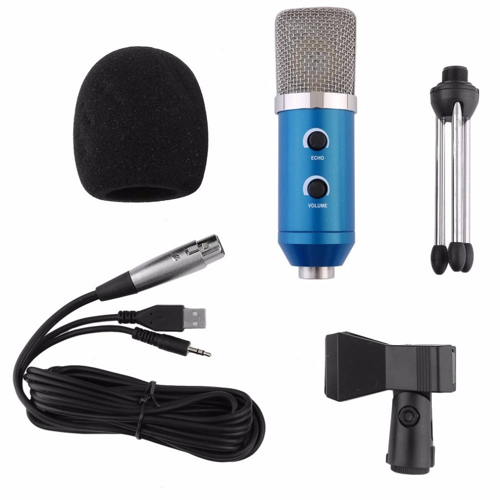 JMT-827530 Reverberation Condenser Microphone MK-F100TL with Built-in Reverb Chip and USB Power Supply