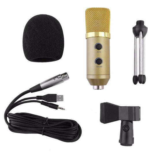 JMT-827530 Reverberation Condenser Microphone MK-F100TL with Built-in Reverb Chip and USB Power Supply
