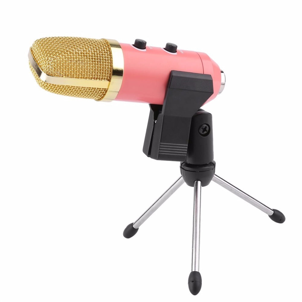 JMT-827530 Reverberation Condenser Microphone MK-F100TL with Built-in Reverb Chip and USB Power Supply