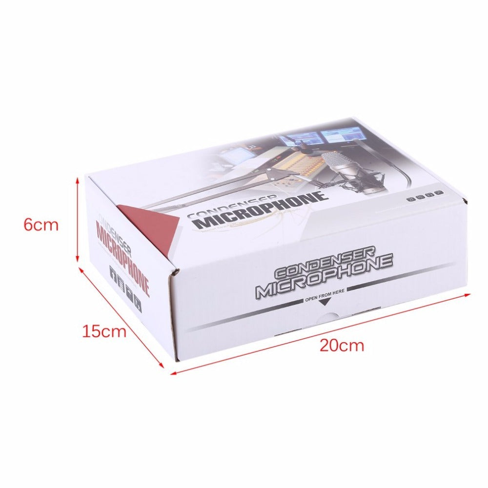 JMT-827530 Reverberation Condenser Microphone MK-F100TL with Built-in Reverb Chip and USB Power Supply