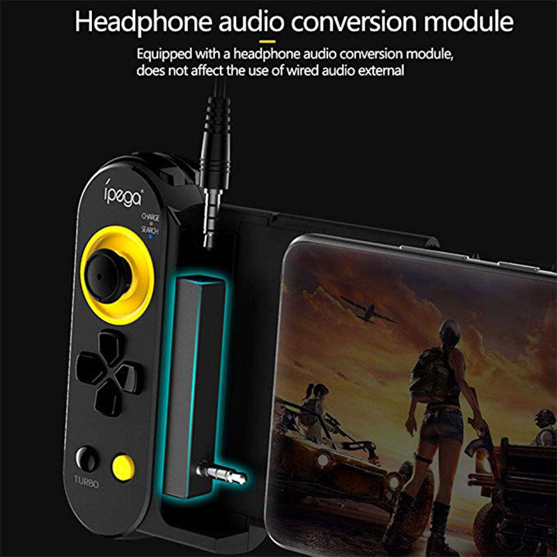 JMT-827658 Wireless Mobile Game Controller Compatible with iOS and Android Devices - PG9167 Adjustable Design for Smartphones and Tablets