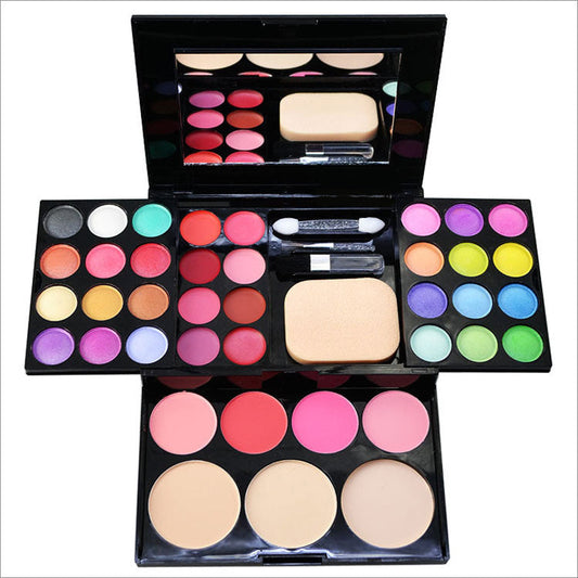 JMT-827786 All-in-One Makeup Gift Set with Eyeshadow Palette, Blush, Bronzer, and Concealer for Natural Looks