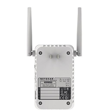 JMT-827978 NETGEAR Dual-Band WiFi Range Extender, Up to 1200Mbps, AP and Extender Mode, WPS Connection, 500mW Power